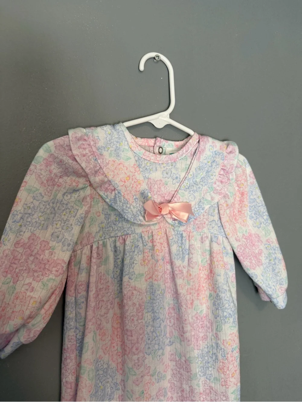 Vintage Floral Footed Pajamas